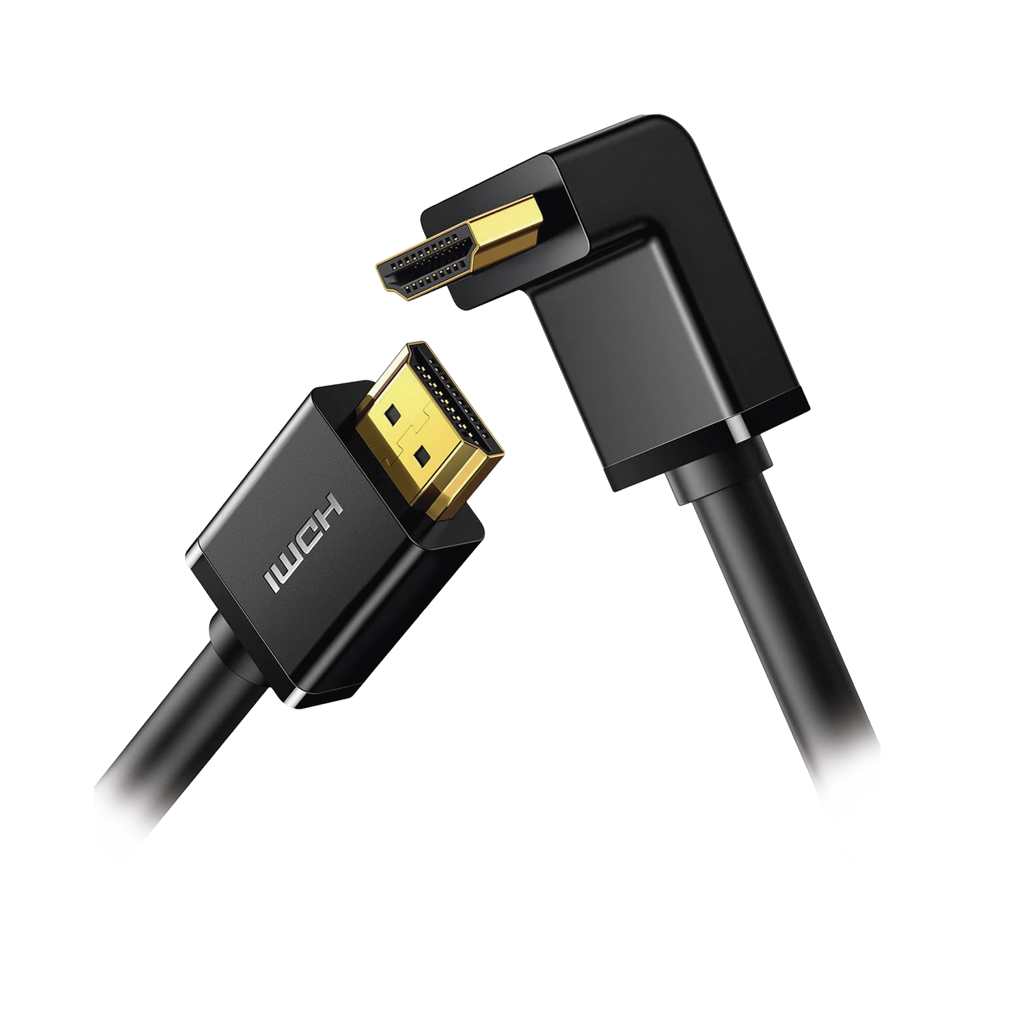 Cable HDMI 2.0 en Angulo de 90° / 3 m / 4K@60Hz / HDR / 3D / HEC (Canal Ethernet HDMI) / ARC (Canal de Retorno de Audio / CEC / 32 canales de Audio / HDCP 2.2 / Dolby Atmos / 18 Gbps / Blindaje Múltiple