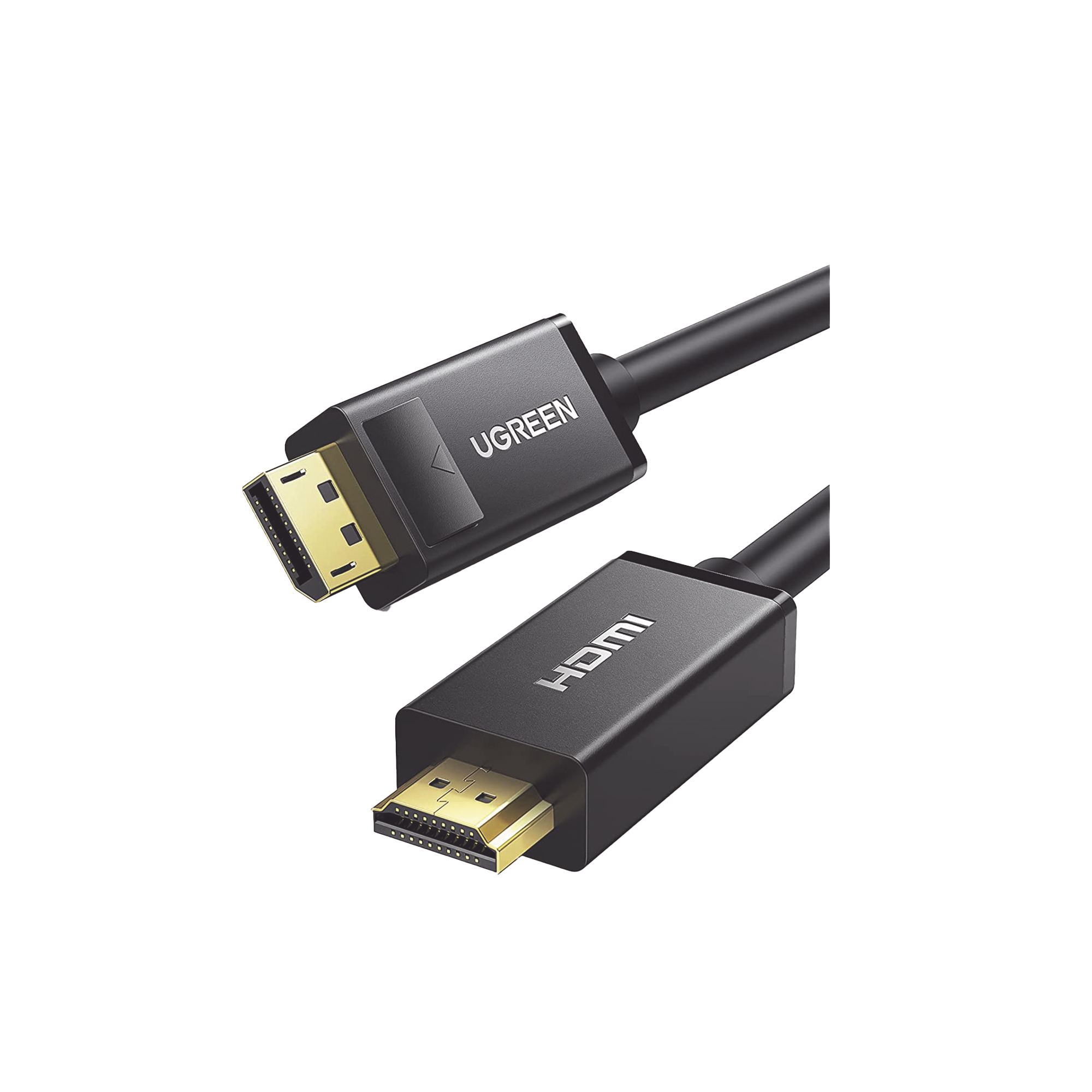 Cable DP Macho a HDMI Macho | Longitud 5m | Soporta 4K@30Hz | Soporta 3D | Cobre Estañado 28AWG | Blindaje interno múltiple | Transmisión Unidireccional | Botón de Liberación | Chip de Última Generación.