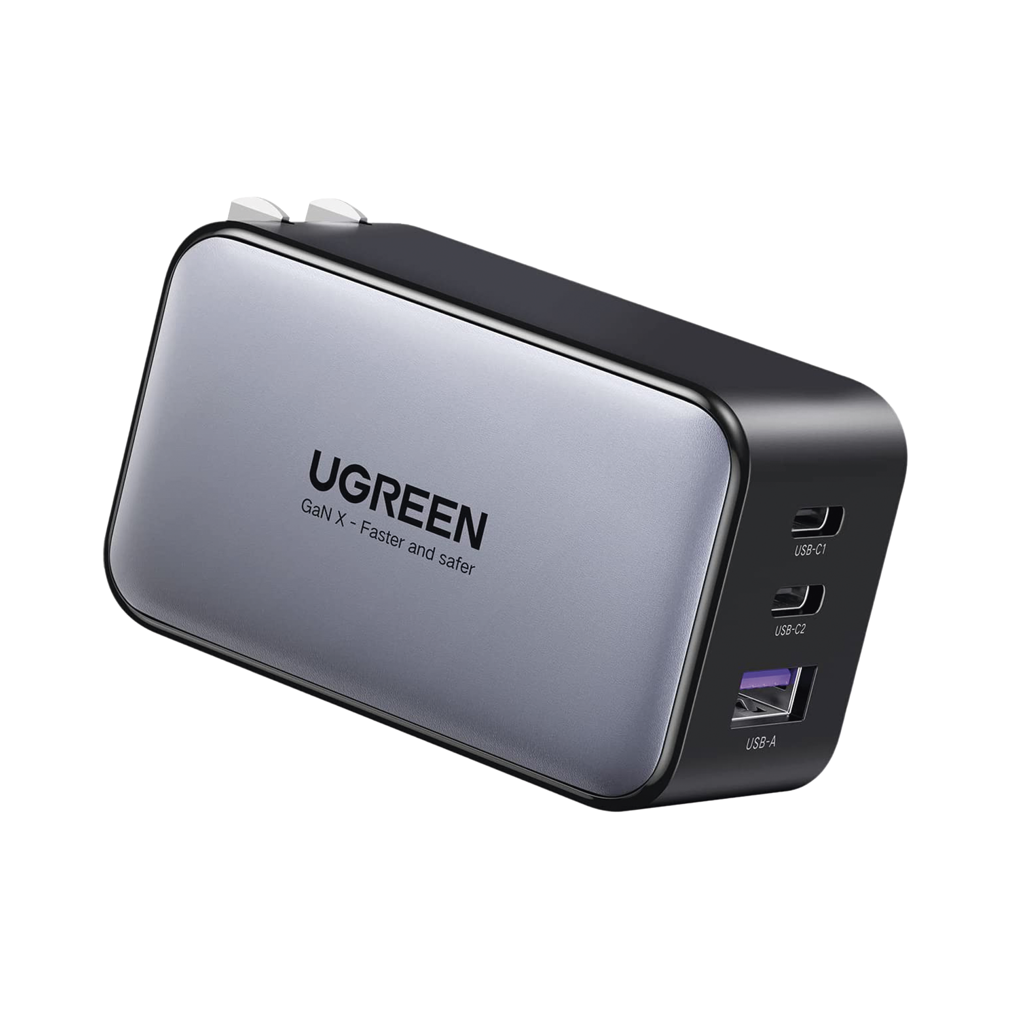 Cargador de 65W serie Nexode | 3 Puertos de Carga Rápida | 2 USB-C | 1 USB-A | Tecnología GaN II | Power Delivery 3.0 | Quick Charge 4.0 | Chip Confiable y Carga Inteligente | Optimiza la Experiencia de Carga | Carcasa Ignifuga