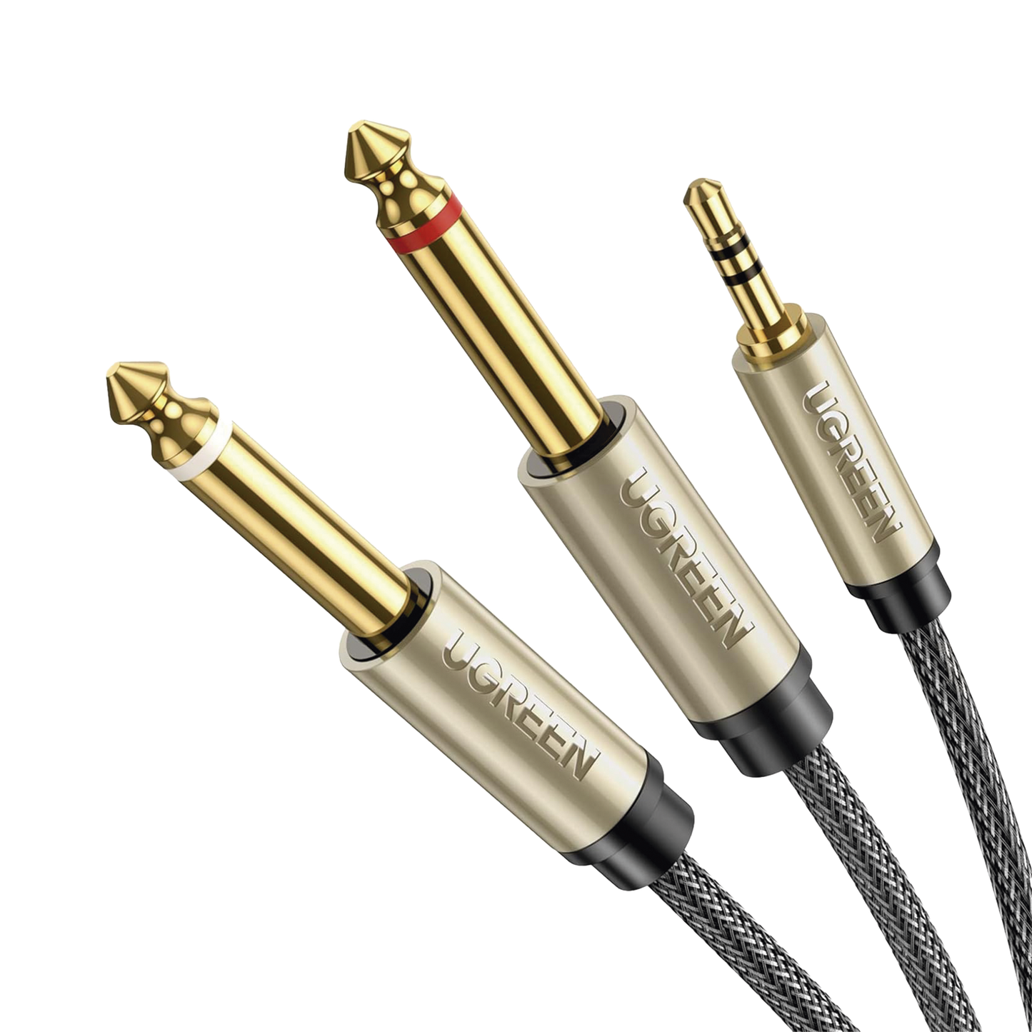 Cable de Audio Premium de 3.5 mm a 6.35mm / Blindaje Interior Múltiple / Transferencia de Audio sin Pérdidas / 5 Metros / Caja de Aleación de Zinc / Amplia Compatibilidad.