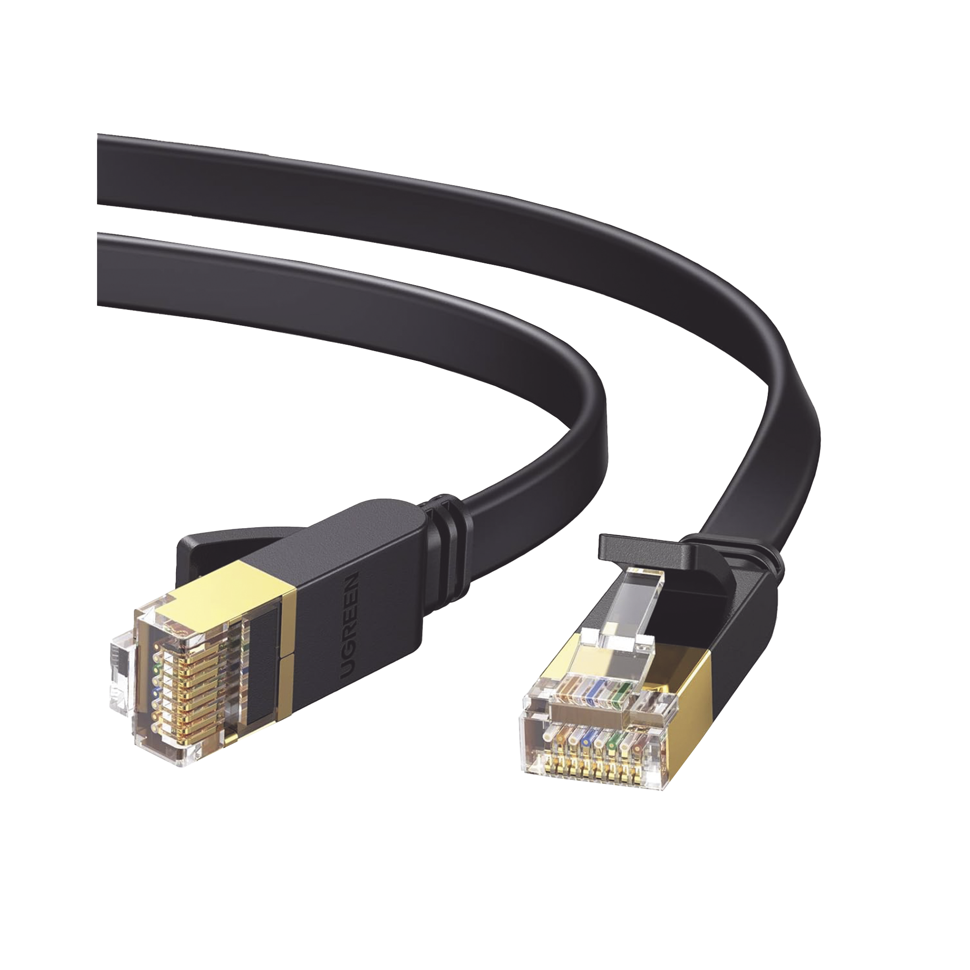 Cable Ethernet Plano Cat7 U/FTP 10 Gigabit 600MHz 1m