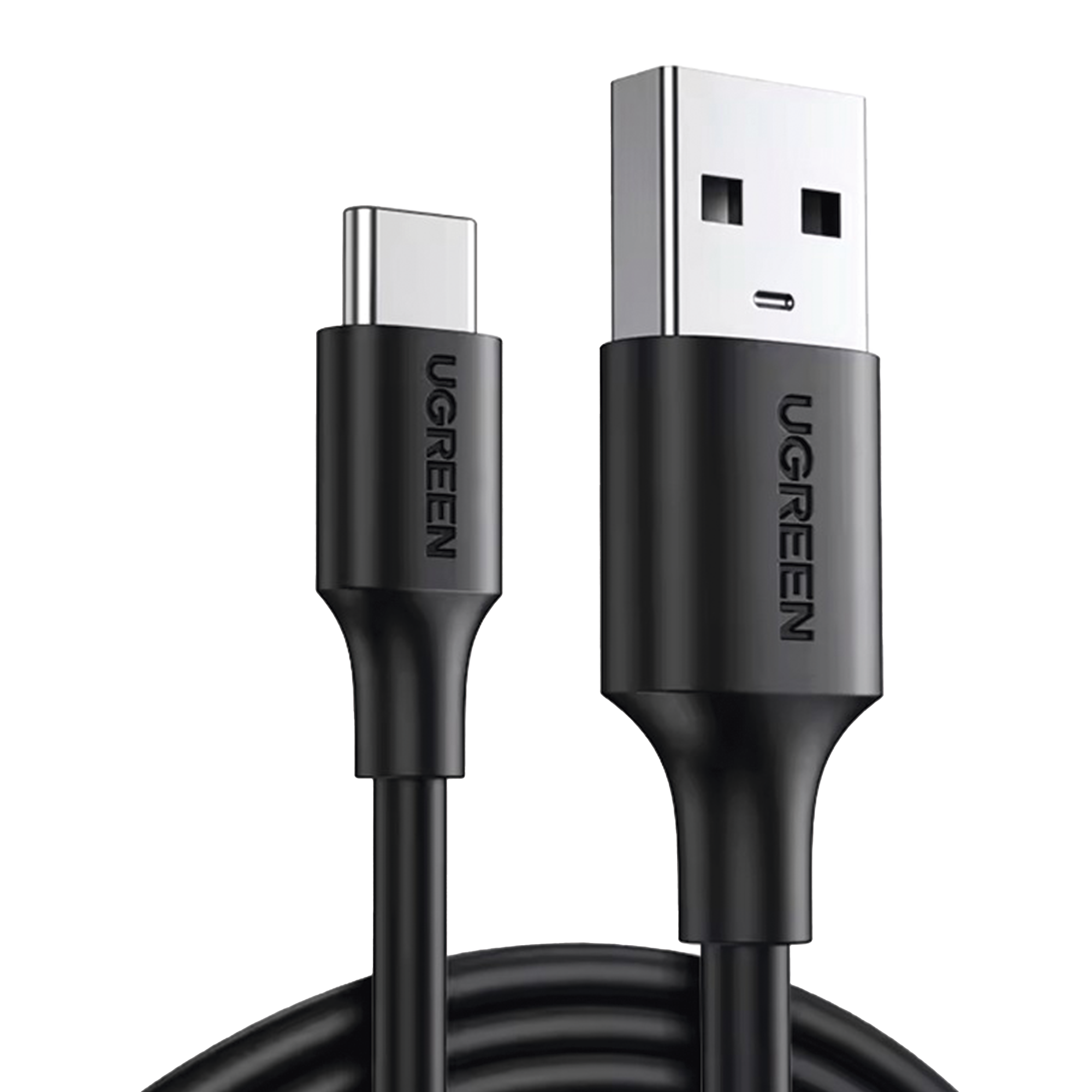 Cable USB-A a USB-C | 1 Metro | Carga y Sincronización de Datos | Carga Rápida 60W | Datos 5 Gbps | QC 3.0/2.0 | FPC | AFC | Protección Integrada | Duradero y Flexible| Caja ABS | Cubierta de TPE | Color Negro.