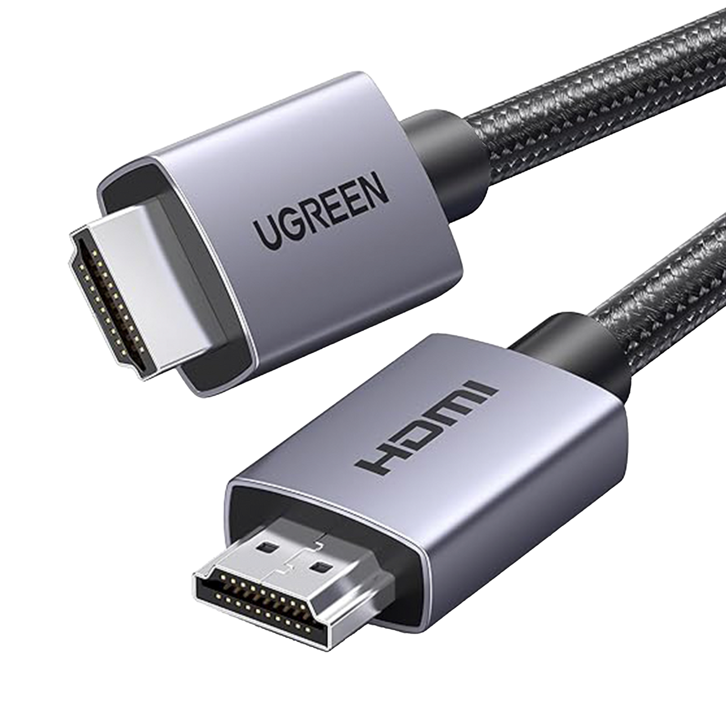 Cable HDMI 2.0 de Nylon Trenzado | 3 metros | 4K@60Hz | ARC | Dolby ATMOS | Verdadero HD | DTS HD | HDR | Inversivo 3D | 3 modos de visualización | 3 Capas de Protección + 4 de Blindaje | Niquelado | Carcasa de Aluminio.