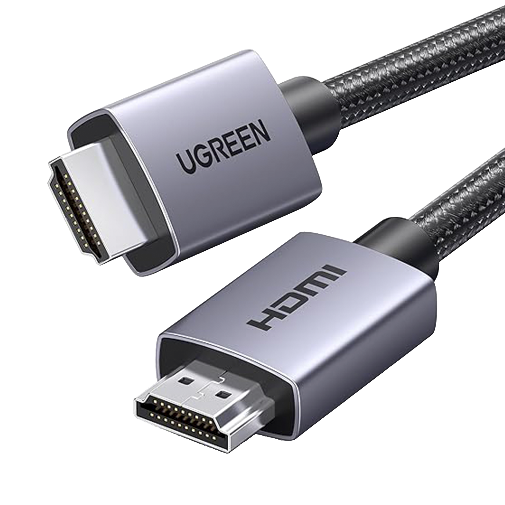 Cable HDMI 2.0 de Nylon Trenzado | 3 metros | 4K@60Hz | ARC | Dolby ATMOS | Verdadero HD | DTS HD | HDR | Inversivo 3D | 3 modos de visualización | 3 Capas de Protección + 4 de Blindaje | Niquelado | Carcasa de Aluminio.