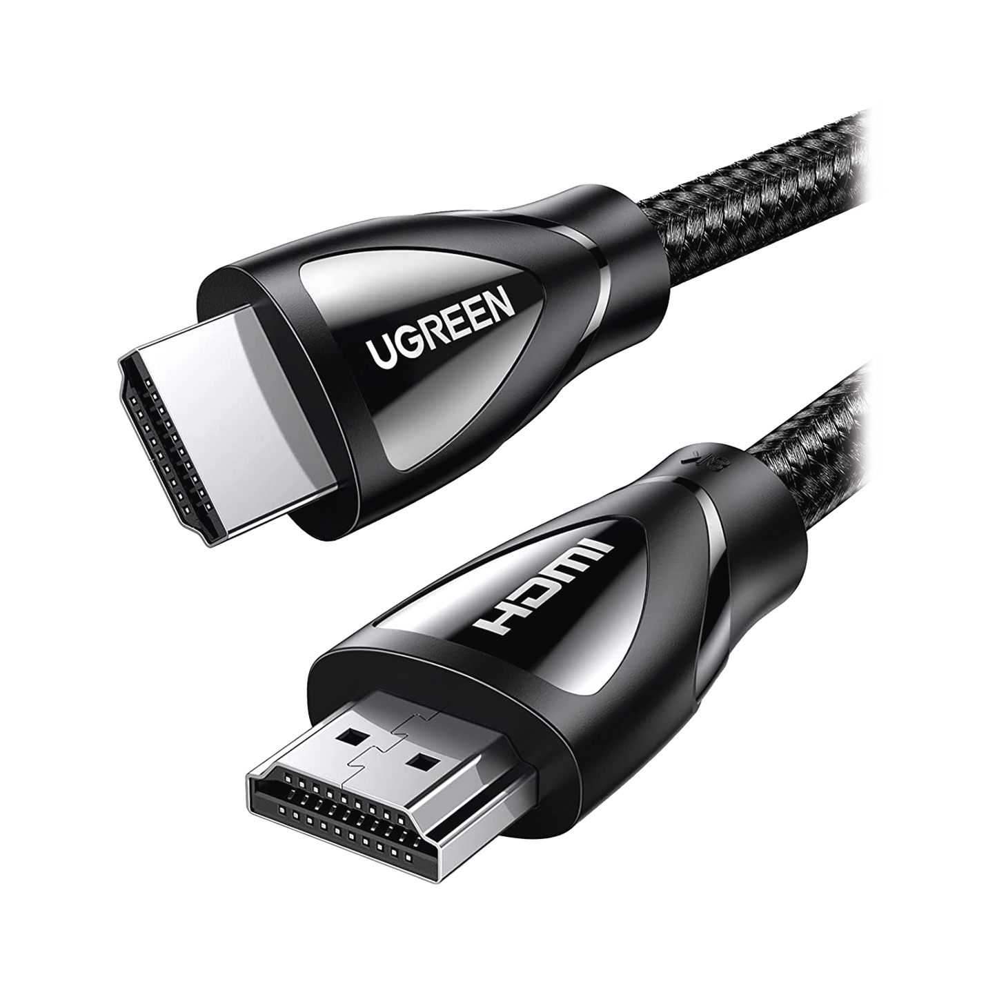 Cable HDMI 2.1 de Nylon Trenzado / 5 Metros / 8K@60Hz/4K@120Hz / eARC (Canal de Retorno de Audio / HDR10+ / VVR / HEC (Canal Ethernet HDMI) / ALLM / 3D / Dolby Atmos / Dolby Visión / 48 Gbps / Mayor Duración.