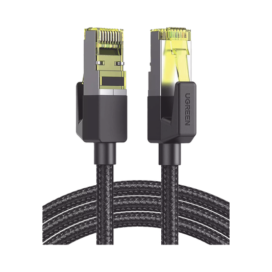 Cable Ethernet Cat7 CLASS?F/FTP Redondo con Malla de Nylon 3 Metros