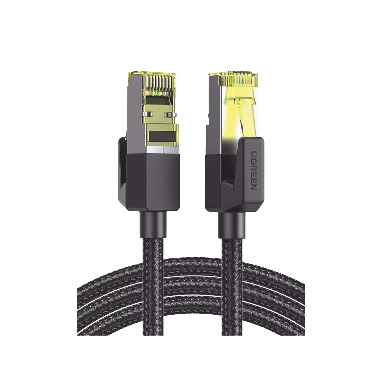 Cable Ethernet Cat7 CLASS?F/FTP Redondo con Malla de Nylon 5 Metros