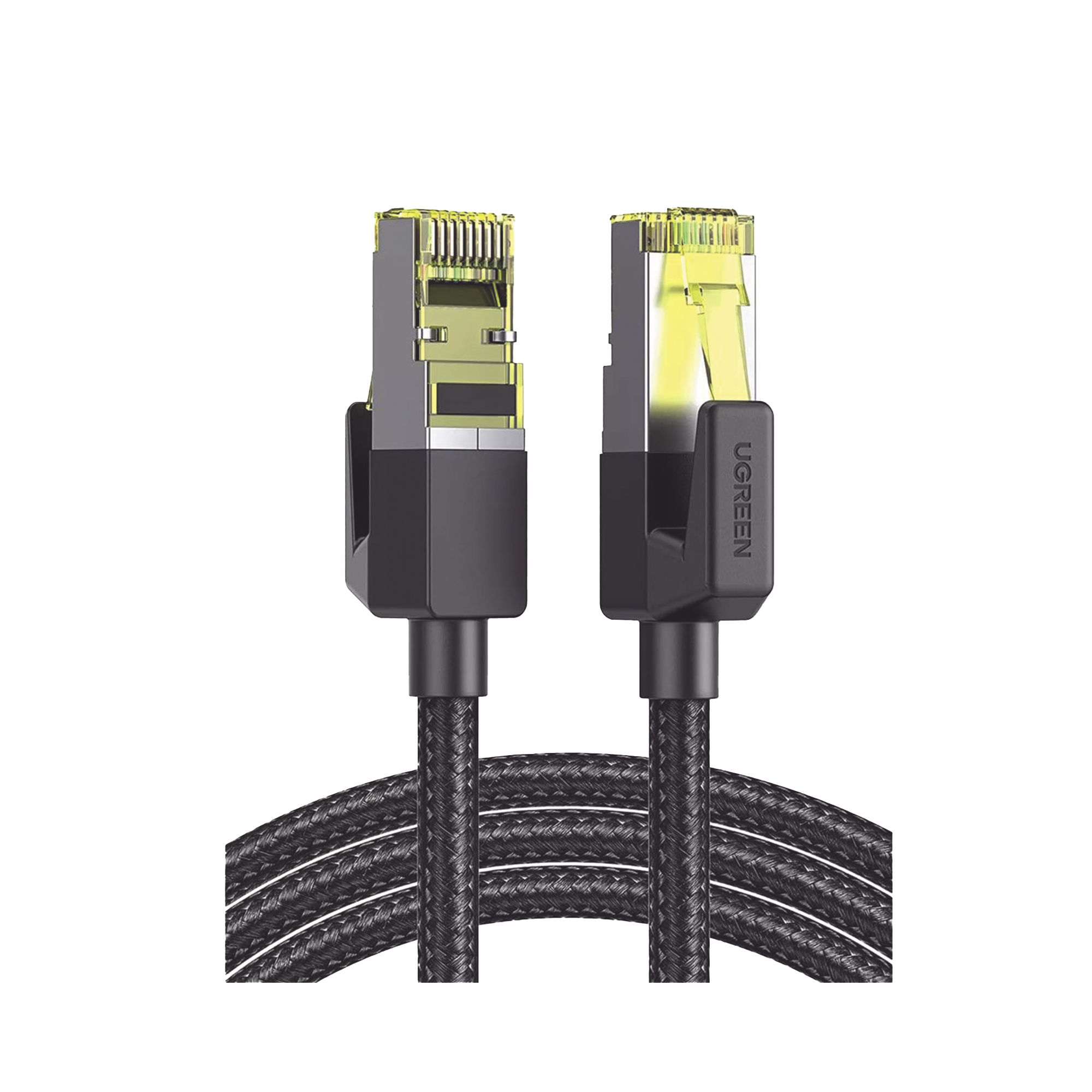 Cable Ethernet Cat7 CLASS?F/FTP Redondo con Malla de Nylon 5 Metros