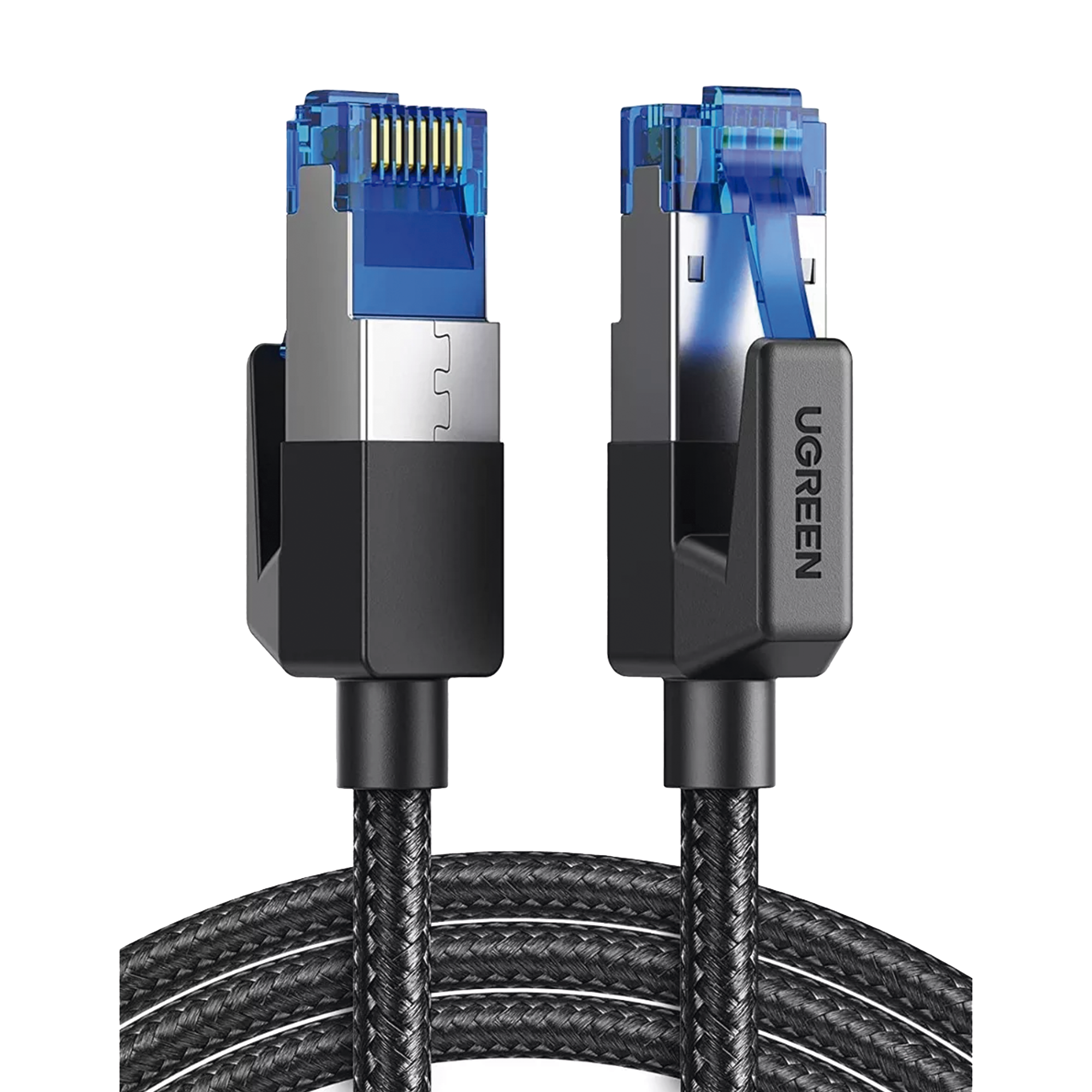 Cable Ethernet Cat8 CLASS?F/FTP Redondo con Malla de Nylon 1 Metro