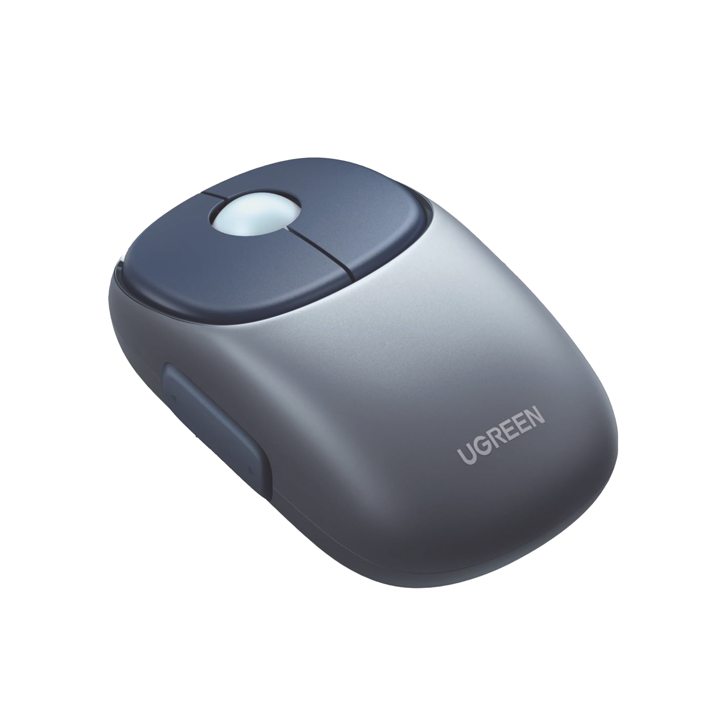 Mouse Inalámbrico  FUN? / Recargable / 2.4G & Bluetooth / 4 Niveles de DPI / Silencioso / Ergonómico / 5 Botones / Compatible con Windows, macOS 10.5, Android iOS Linux y Chrome OS / Color Azul