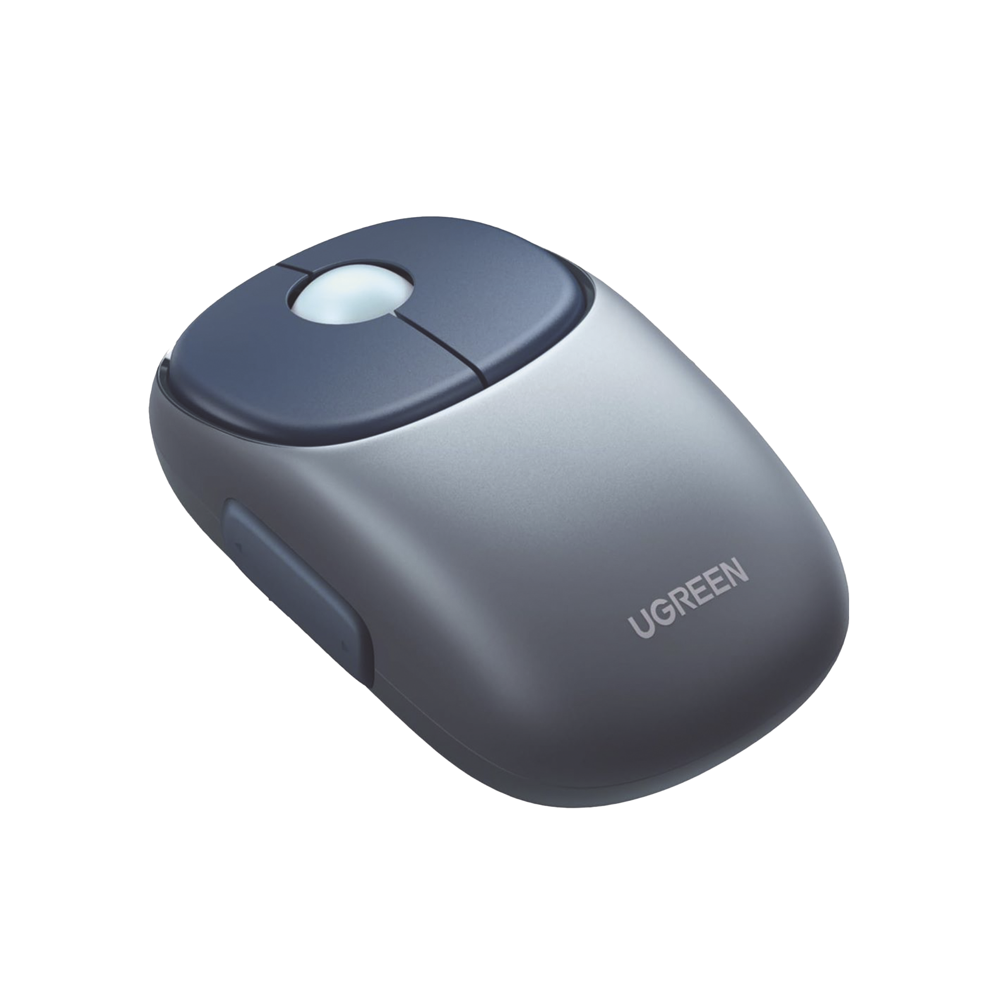 Mouse Inalámbrico  FUN? / Recargable / 2.4G & Bluetooth / 4 Niveles de DPI / Silencioso / Ergonómico / 5 Botones / Compatible con Windows, macOS 10.5, Android iOS Linux y Chrome OS / Color Azul