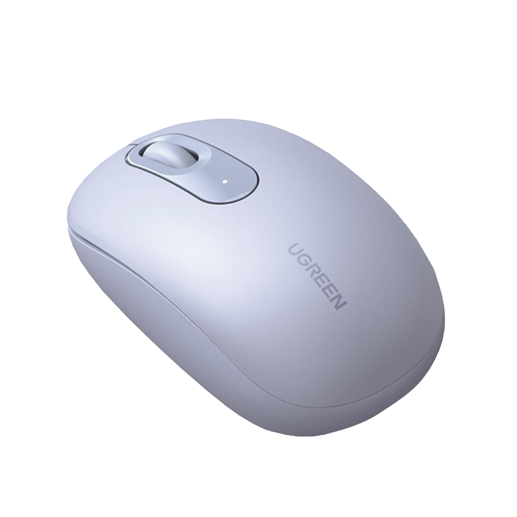 Mouse Inalámbrico 2.4G 800/1200/1600/2400 DPI / Función de 3 botones / Alcance 10m / Silencioso / Ergonómico / Anti-caída y Anti-interferencias / Color Dusty Blue / Batería Alcalina AA (incluida).